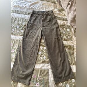 women wide leg Green Pants